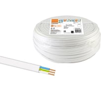 Провод TDM ELECTRIC ПУСП 3х1,5 50м, белый Народный SQ0126-0034