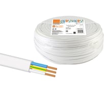 Провод TDM ELECTRIC ПУГСП 3х4 100м, белый Народный SQ0126-0206
