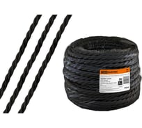 Ретро провод TDM "Эко" 3х2,5 витой ГОСТ черный 50м SQ2801-0134 18182089