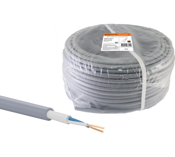 Кабель TDM NYM-O 2х1,5-0,66 50м SQ0121-0013 1