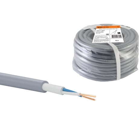 Кабель TDM ELECTRIC NYM-O 2х1,5-0,66 10м SQ0121-0005