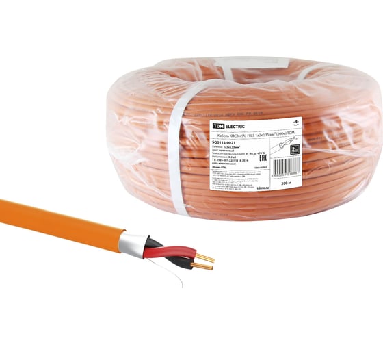 Кабель TDM ELECTRIC КПСЭнгА-FRLS 1х2х0,35 мм 200м SQ0114-0021 1