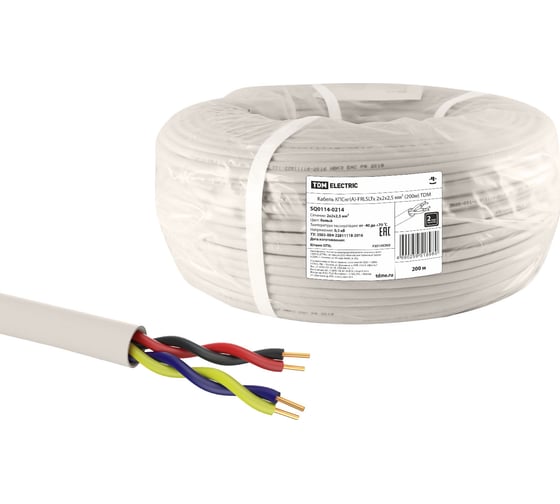 Кабель TDM ELECTRIC КПСнгА-FRLSLTx 2х2х2,5 мм 200м SQ0114-0214