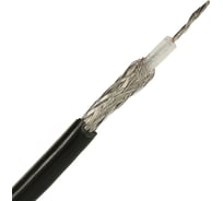 Коаксиальный кабель ELTROS RG-58 50 Ом, бухта 200м, черный RG58-010-ELTROS-MP