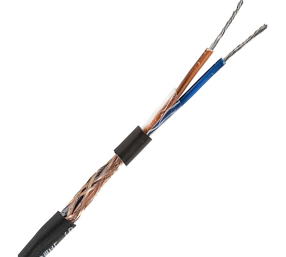 Кабель монтажный ELTROS МКЭШнг(А)-LS 2x0.75, бухта 300м, черный МКЭШнгLS-0207-ELTROS-MP 1