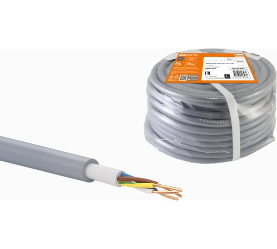 Кабель TDM ELECTRIC NYM-J 4х4-0,66 20м SQ0121-0055