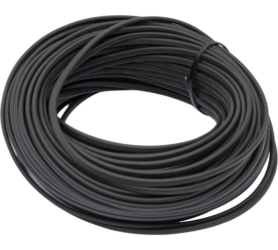 Шнур TDM ELECTRIC ШВВП 2х0,5 ГОСТ 50м, черный SQ0120-0066