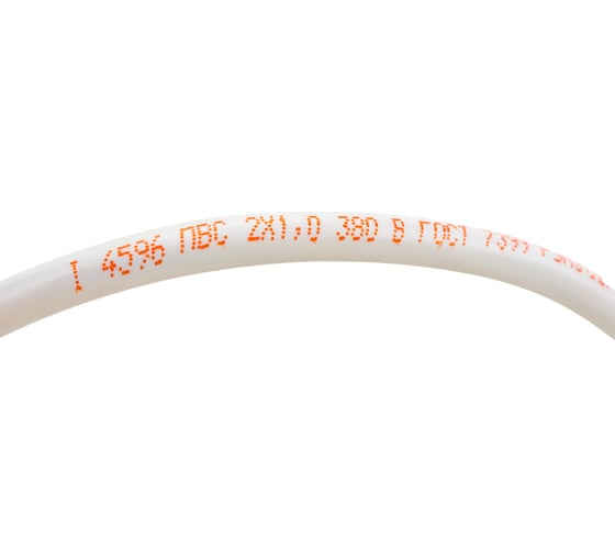 Провод TDM ELECTRIC ПВС 2х1 ГОСТ 20м, белый SQ0118-0018