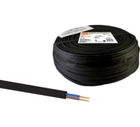 Шнур TDM ELECTRIC ШВВПмб 2х0,75 100м, черный Народный SQ0120-0304