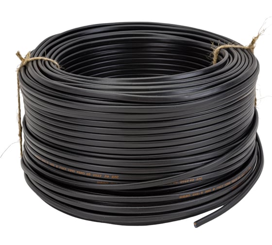 Шнур TDM ELECTRIC ШВВП 2х0,5 ГОСТ 100м, черный SQ0120-0070
