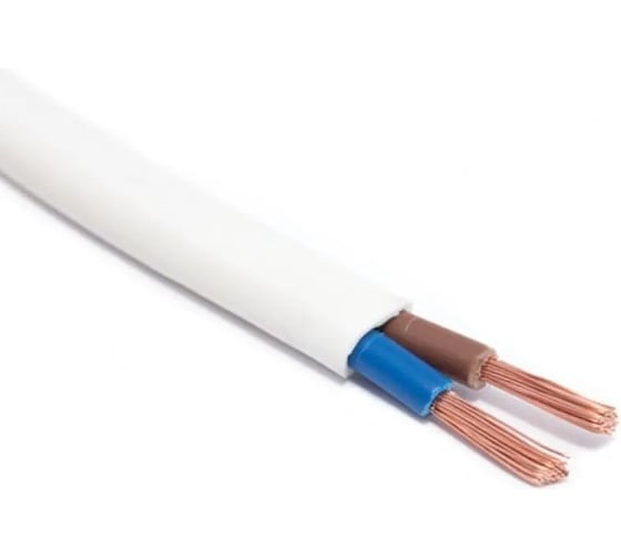 Шнур TDM ШВВПмб 2х0,5 50м, белый Народный SQ0120-0251