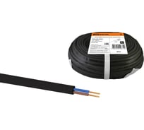 Шнур TDM ШВВП 2х0,5 ГОСТ 30м, черный SQ0120-0062