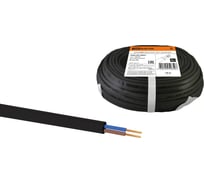 Шнур TDM ШВВП 2х0,75 ГОСТ 10м, черный SQ0120-0055