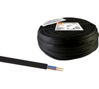 Шнур TDM ELECTRIC ШВВПмб 2х0,5 200м, черный Народный SQ0120-0353