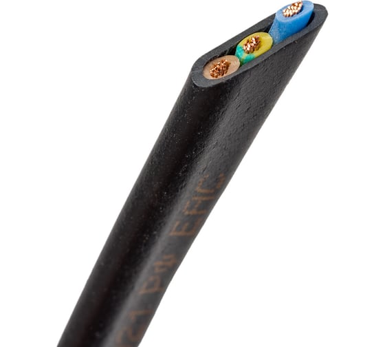 Шнур TDM ELECTRIC ШВВП 3х0,75 ГОСТ 100м, черный SQ0120-0073