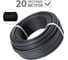 Шнур TDM ELECTRIC ШВВПмб 2х0,5 20м, черный Народный SQ0120-0203 2