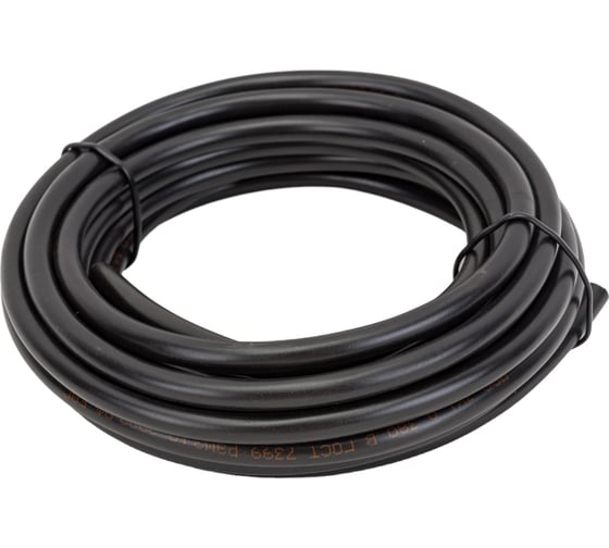 Провод TDM ПВС 3х1 ГОСТ 5м, черный SQ0118-0256