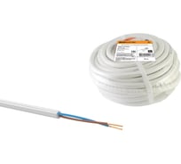 Провод TDM ELECTRIC ПВС 2х1,5 ГОСТ 30м, белый SQ0118-0043