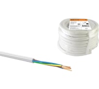 Провод TDM ELECTRIC ПВС 5х1 ГОСТ 10м, белый SQ0118-0076