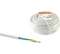 Провод TDM ELECTRIC ПВС 4х1,5 ГОСТ 20м, белый SQ0118-0087