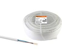 Провод TDM ELECTRIC ПВС 2х2,5 ГОСТ 50м, белый SQ0118-0028