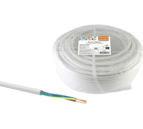 Провод TDM ПВСмб 3х1,5 5м, белый Народный SQ0118-0507 18156511