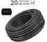 Провод TDM ELECTRIC ПВСмб 2х0,75 20м, черный Народный SQ0118-0717 2