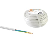 Провод TDM ELECTRIC ПВСмб 4х2,5 20м, белый Народный SQ0118-0712