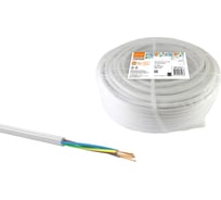 Провод TDM ELECTRIC ПВСмб 5х1 50м, белый Народный SQ0118-0814
