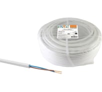 Провод TDM ELECTRIC ПВСмб 2х0,75 5м, белый Народный SQ0118-0501