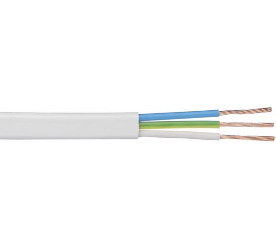 Провод TDM ПВСмб 3х0,75 5м, белый Народный SQ0118-0505