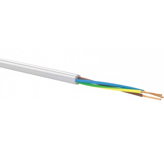 Провод TDM ПВСмб 3х2,5 10м, белый Народный SQ0118-0608