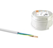Провод TDM ELECTRIC ПВСмб 4х2,5 5м, белый Народный SQ0118-0512