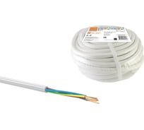 Провод TDM ELECTRIC ПВСмб 5х2,5 20м, белый Народный SQ0118-0716