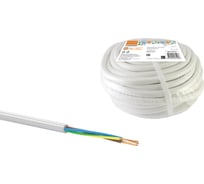 Провод TDM ELECTRIC ПВСмб 4х0,75 20м, белый Народный SQ0118-0709