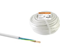 Провод TDM ELECTRIC ПВС 4х2,5 ГОСТ 30м, белый SQ0118-0104