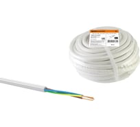 Провод TDM ELECTRIC ПВС 3х4 ГОСТ 30м, белый SQ0118-0099