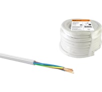 Провод TDM ELECTRIC ПВС 5х4 ГОСТ 10м, белый SQ0118-0079