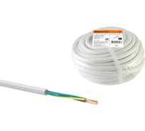 Провод TDM ELECTRIC ПВС 4х6 ГОСТ 20м, белый SQ0118-0090
