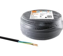 Провод TDM ELECTRIC ПВСмб 5х0,75 100м, черный Народный SQ0118-0929