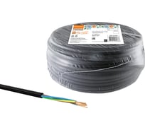 Провод TDM ELECTRIC ПВСмб 5х0,75 50м, черный Народный SQ0118-0829