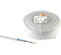 Провод TDM ELECTRIC ПВСмб 2х0,75 100м, белый Народный SQ0118-0901