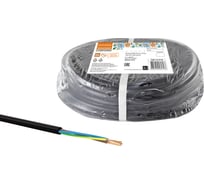 Провод TDM ELECTRIC ПВСмб 4х1 20м, черный Народный SQ0118-0726