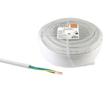 Провод TDM ПВСмб 3х1,5 50м, белый Народный SQ0118-0807