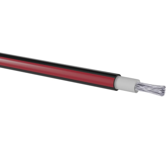 Провод TDM ELECTRIC кгфр 1x4,0-1 (100м), черно-красный SQ0132-0020