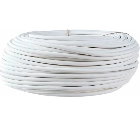 Провод ELITRON ПВСн 2x1,5, ГОСТ, белый, 100 метров E101-100-W