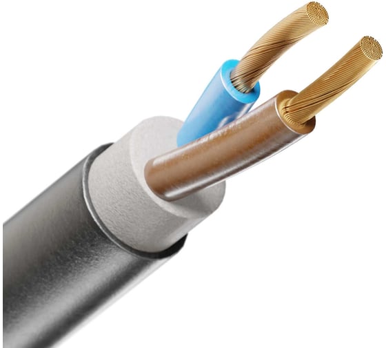 Провод ELITRON ПВСн 2x1,5, ГОСТ, черный, 70 метров E106-70-B