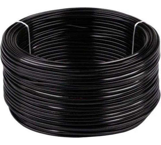 Провод ELITRON ПВСнг(А)-LS 3x4, ГОСТ, черный, 30 метров E115-30-B