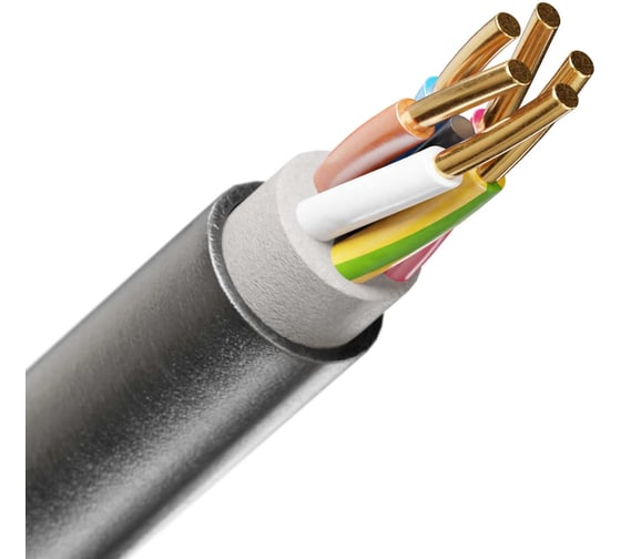 Кабель ELITRON ВВГзнг(А) LS 5x1,5 ГОСТ (100 метров) E021-100