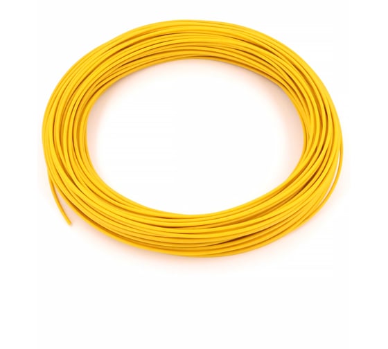 Провод ПВАМ VOLTON 1,0 кв.мм, 50м (желтый) VLT400311